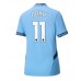 Manchester City Jeremy Doku #11 Hjemmedrakt Dame 2024-25 Korte ermer